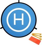 55CM Universal Double Sided Quadcopter Landing Pad