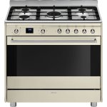 Smeg 90CM Black Chimney Cookerhood KSED95BL