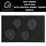 Defy Gemini Solid Hob With Control Knobs - 82CM DHD416