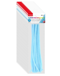- Chenille Stems 6MMX30CM 20PCS Blue 12 Pack