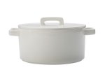 Maxwell & Williams Epicurious Round Casserole - 2.6L - White