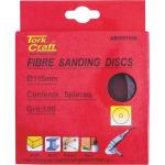 Tork Craft 5PC 115MM 100GRIT Fibre Disc ABR51100
