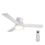 Inspire Ceiling Fan LED Metal White Plus Wood