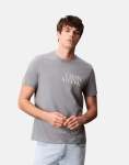 Calvin Klein Word Stack Graphic Grey T-Shirt - XXL Grey