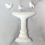 JP559 White Resin Birth Bath Set White 4X