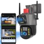 4MP Dual-lens Ptz Outdoor Ip Camera
