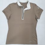Short Sleeve Khaki Diamante Shirt Small A10.38