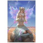 Diamond Painting Diy Kit Full Drill 60X40CM- Beach Fairy