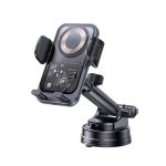 15W Qi Wireless Charging Car Phone Holder - Touch-activated Automatic Clamp