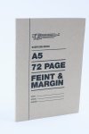Freedom Stationary 72 Page A5 Feint & Margin Exercise School Book Pack Of 10