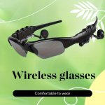 Smart Driving Glasses With Wireless Headphones For Music Calls & Navigation Glasses Stereo Wireless Headphones With Microphone G