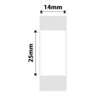 NB279 - - D11 D101 D110 H1S - 14X25MM - 240 White Labels