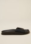 Cotton On Pia Single Strap Slide - Black Pu