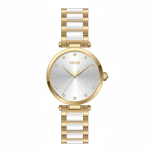 Kyli - Gold With White Resin Inlay