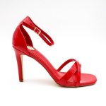Footwork FWL01919 Gryfin Ladies Sandal Heeled Red