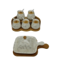 Cream White Serware Kitchen Set