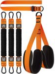 Adjustable Pull Up Assistance Bands With Fabric Knee Rest Full Set