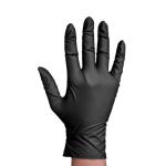 Disposable Nitrile Powder Free Gloves - Medium - Black - Pack Of 100 - UDN0003