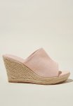 Cotton On Zoey Espadrille Mule - Dusty Pink