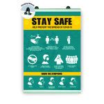 COVID-19 - Hanging Batten A1 - COVID19 - Social Distancing Poster Included