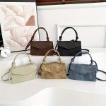 Girl's Retro Fashionable Multi-functional Square Crossbody Bag With Magnetic Closure Simple Classic Clutch Bag For Commute And O