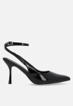 Sweet Talk Slingback Heel - Black Patent