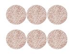 Set Of 6 Placemats - Copper Pink
