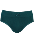 Ribbed Seamless Panty - M Green
