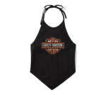 Chrome Evo Bandana Halter – Harley Black