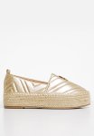 Sissy Boy Something's New Flatform Espadrille - Gold