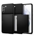 Spigen Samsung Galaxy S21+ Premium Slim Armor Card Case Black
