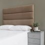 Fine Living Alabama Headboard Double Velvet Brown