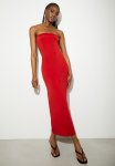 Bandeau Knit Bodycon - Red
