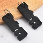 1PC Multifunctional Portable Knife Sharpener Keychain For Camping And Travel