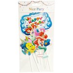 The Little Mermaid Cardboard Cake Topper Set
