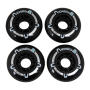 Kids' 70MM _slash_ 80A Inline Skate Wheels Fit 3 4-PACK - White - White