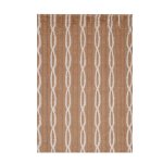 Plush Modern Tan Linear Carpet - Rabbit Line - CPL3301