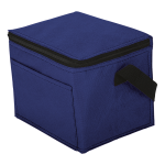 BC0012 - 6 Can Cooler With Foil Liner And Pocket - Non-woven Foil Lining Navy Std