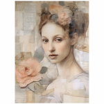 FSC0006 Printed Wall Hanging Prints English Rose
