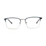 Reading Glasses Eyeware With Pouch Navy And Silver 1.00