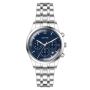 Men's Sport Chronograph - Deep Ocean Blue World Map Dial Watch