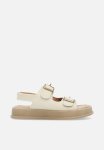 PoP Candy Platform Twin Strap Sandals-beige