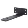 20CM Carbon Steel T Shaped Floating Shelf Bracket - Black