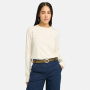 Long Sleeve Baby T-Shirt For Women - XL / Vintage White