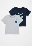 PoP Candy Baby Boys 2 Pack Tee - Navy And Grey