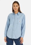 Calvin Klein Oversized Ls Denim Shirt - Denim Light