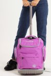 Camel Mountain School Trolley Bag Backpack Large Purple