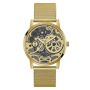 Guess Mens Gold Tone Analog Watch