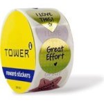 Reward Shapes Dispenser Refill Roll 600 Stickers