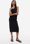 Jersey Slip Dress - Black